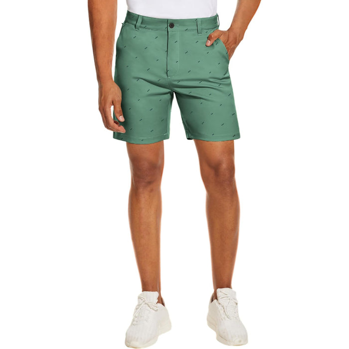 Stretch Shorts With Quick Dry Fabric And Pockets