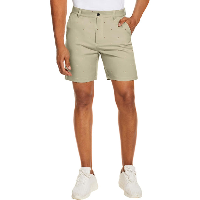 Stretch Shorts With Quick Dry Fabric And Pockets