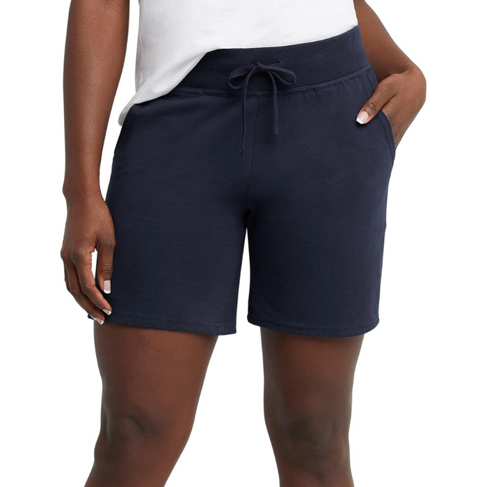 Swim Shorts With Jersey Pockets And Drawstring Closure