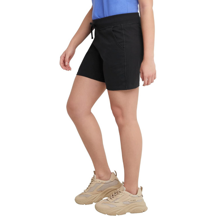 Swim Shorts With Jersey Pockets And Drawstring Closure