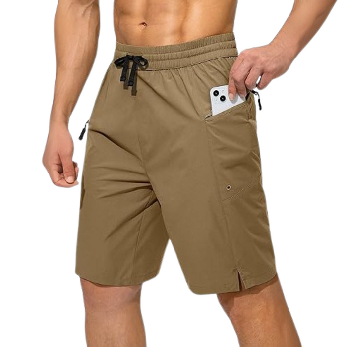 Swimming Board Shorts With Stylish Designed Zipper Pockets