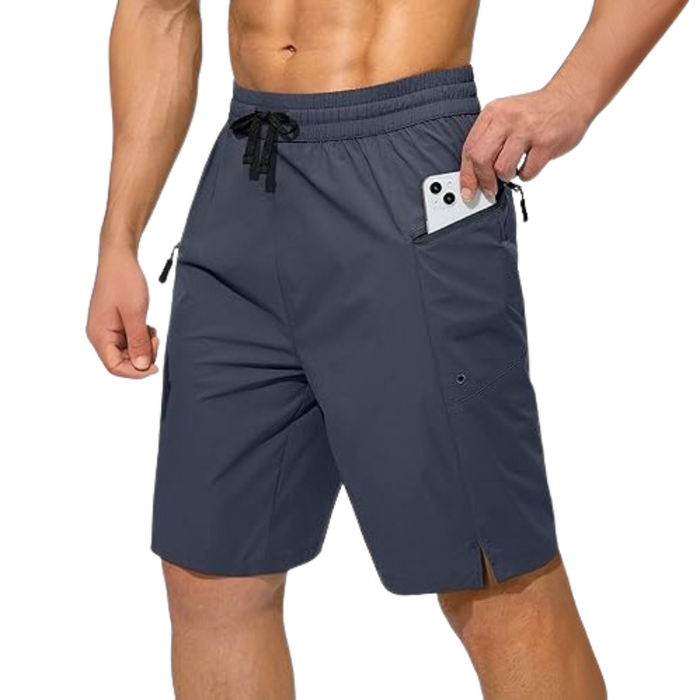 Swimming Board Shorts With Stylish Designed Zipper Pockets