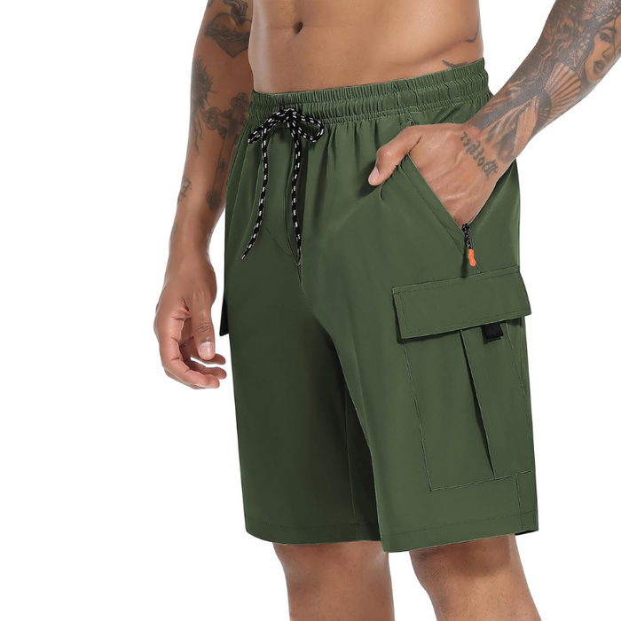 Lightweight Hiking Cargo Shorts With Multiple Pockets