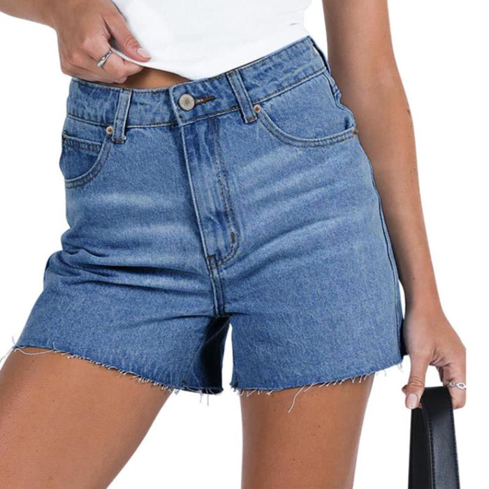 Women Casual Ripped Jean Shorts