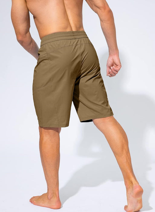 Zipper Pockets Beach Shorts