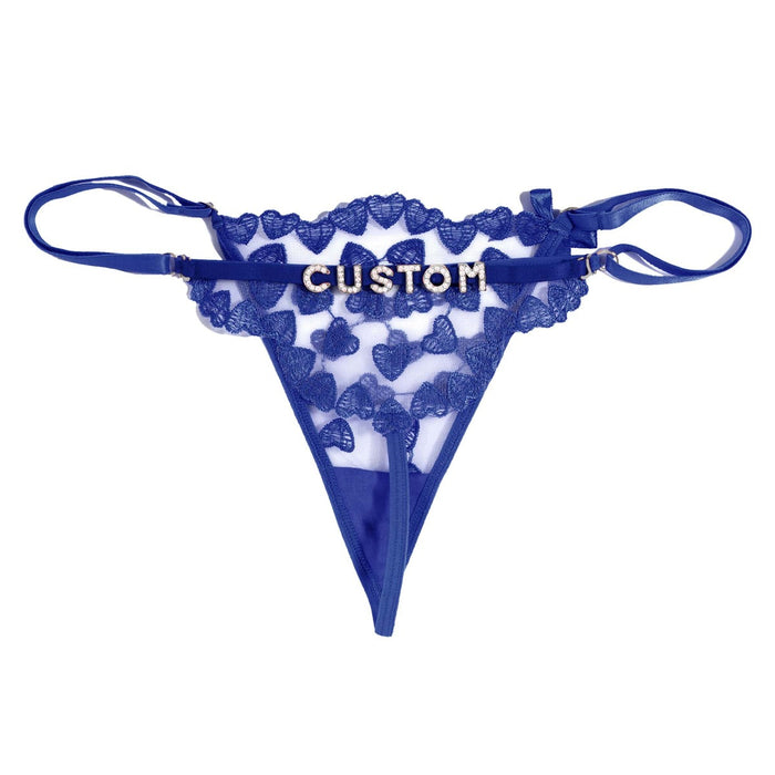 Customizable Lace Thong