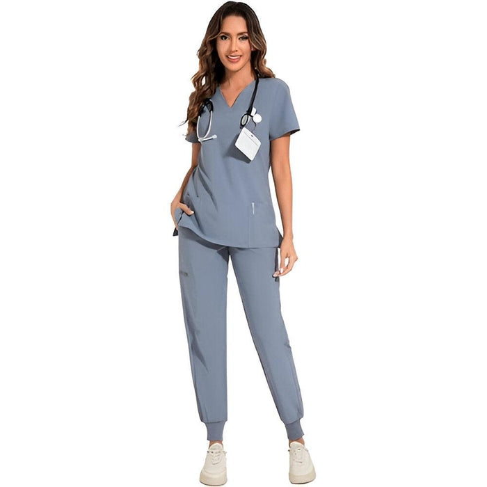 Lightweight Scrub Suit With Jogger Pants