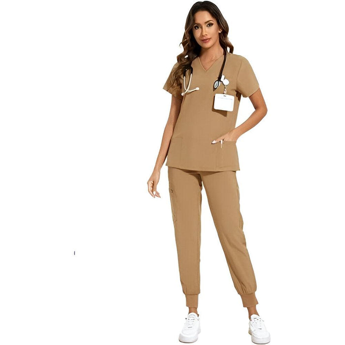 Lightweight Scrub Suit With Jogger Pants