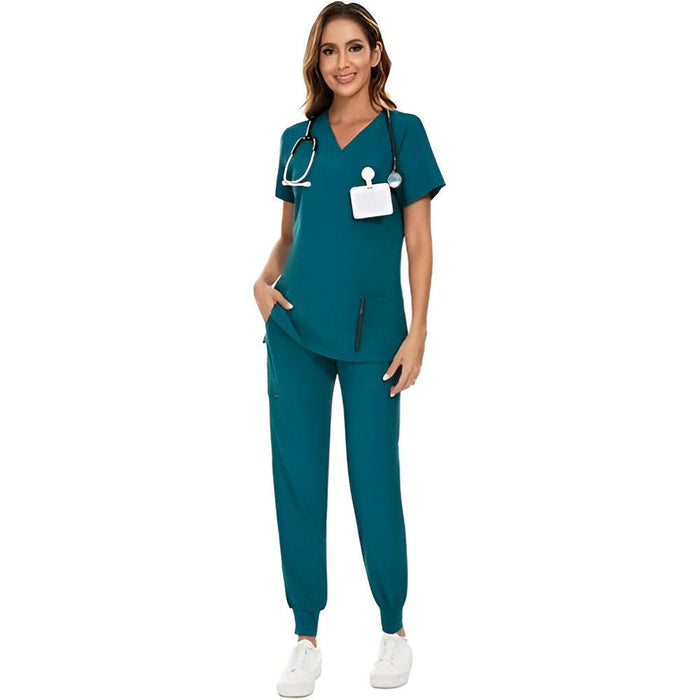 Lightweight Scrub Suit With Jogger Pants