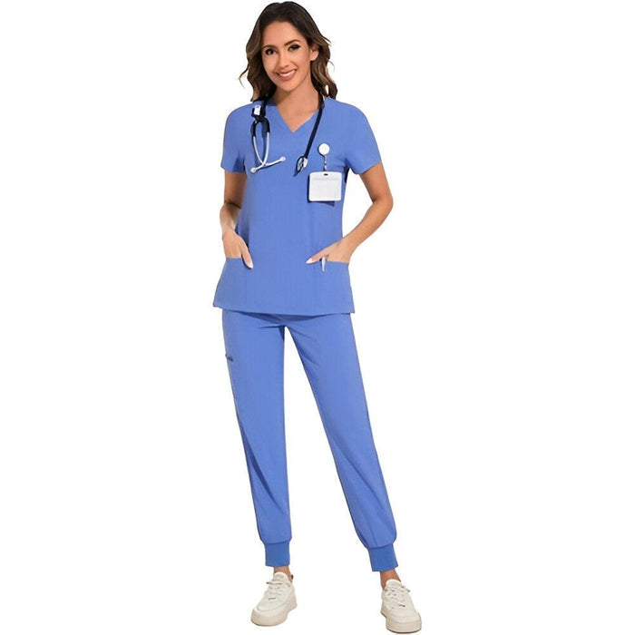 Lightweight Scrub Suit With Jogger Pants