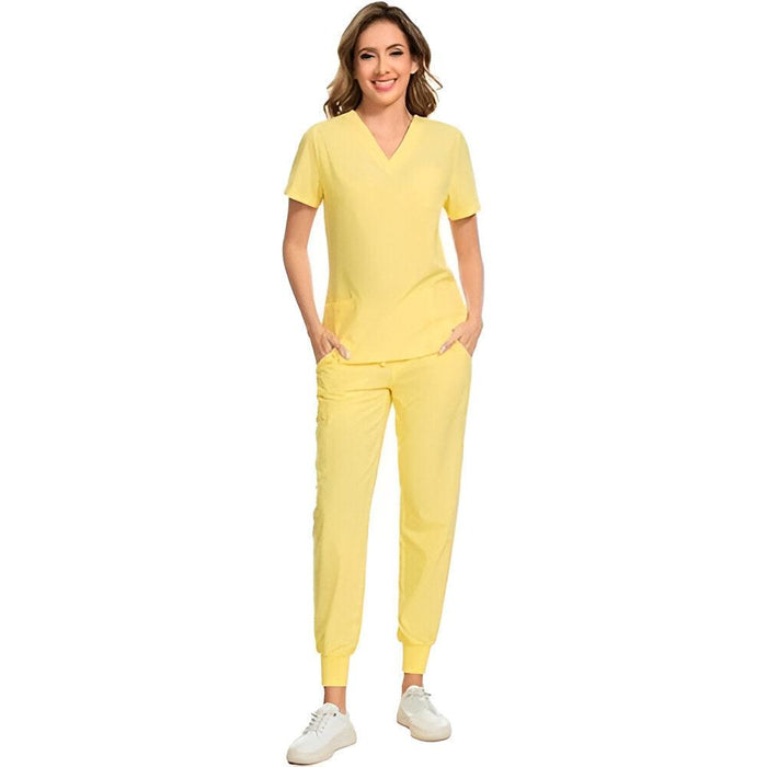 Lightweight Scrub Suit With Jogger Pants