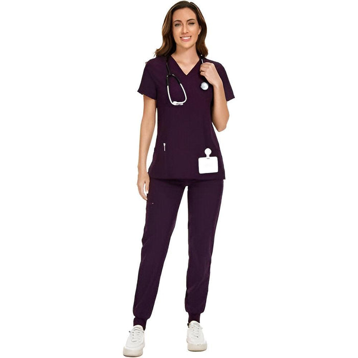 Lightweight Scrub Suit With Jogger Pants