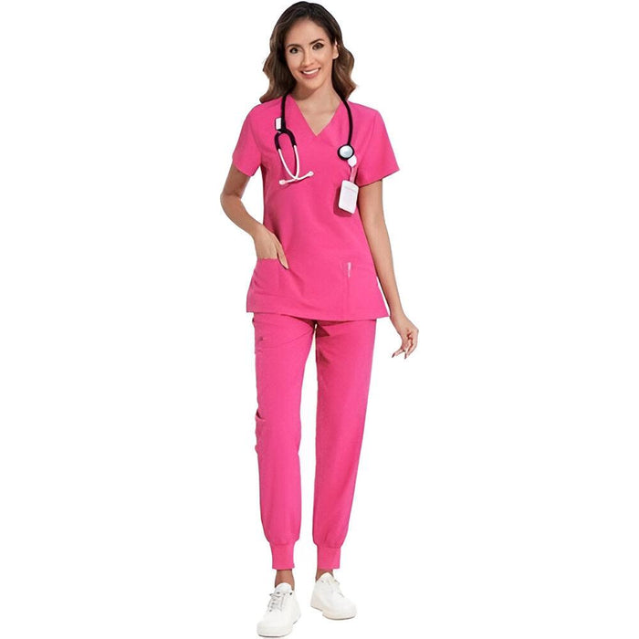 Lightweight Scrub Suit With Jogger Pants