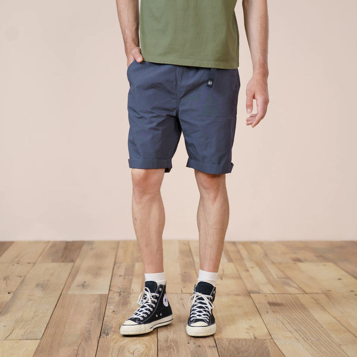 Men's Belted Solid Shorts
