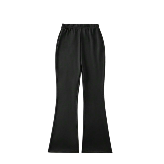 Women's Flared Pants With Fleece Lining