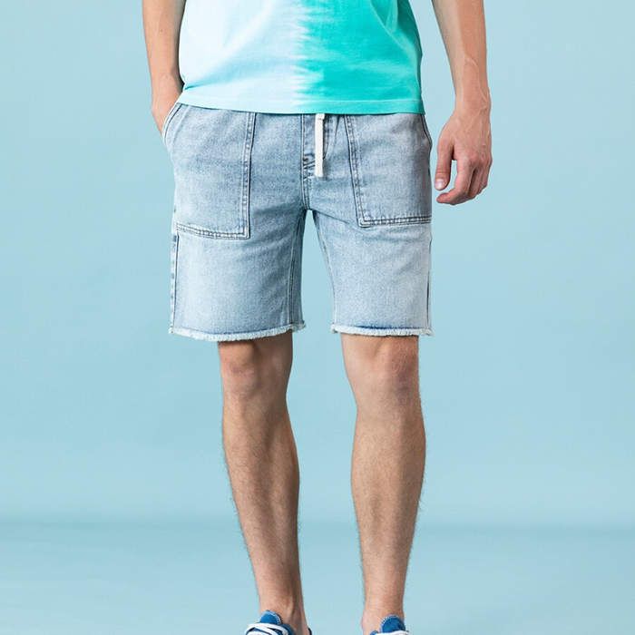 Summer Loose Men Denim Shorts