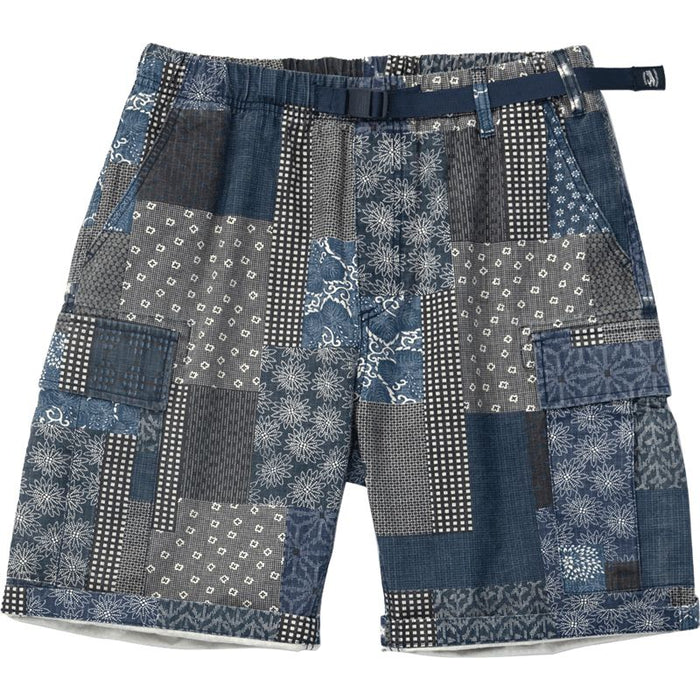 Paisley Pattern Cargo Shorts